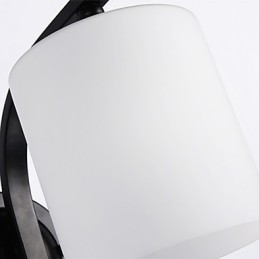 Apliques de pared con luz descendente para protección ocular con pintura contemporánea moderna