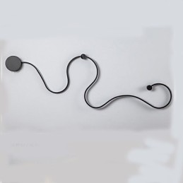 Pintura contemporánea moderna y contemporánea para apliques de pared con luz ambiental.