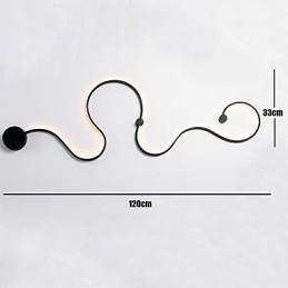 Pintura contemporánea moderna y contemporánea para apliques de pared con luz ambiental.