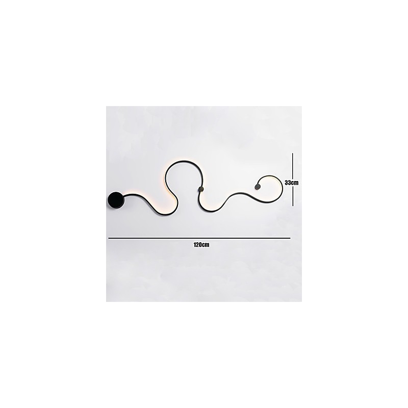Pintura contemporánea moderna y contemporánea para apliques de pared con luz ambiental.