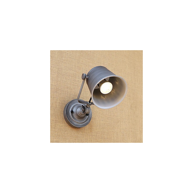Pintura retro rústica estilo cabaña para pared con luz ambiental y protección ocular de estilo mini