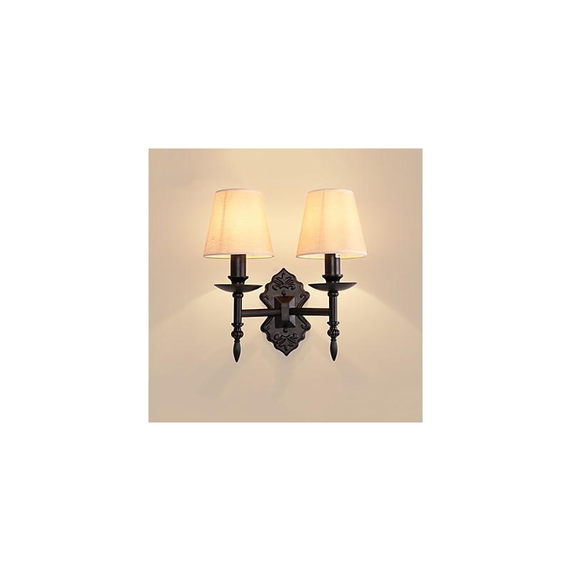 Apliques de pared con luz descendente y protección ocular con pintura contemporánea moderna