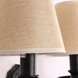 Apliques de pared con luz descendente y protección ocular con pintura contemporánea moderna