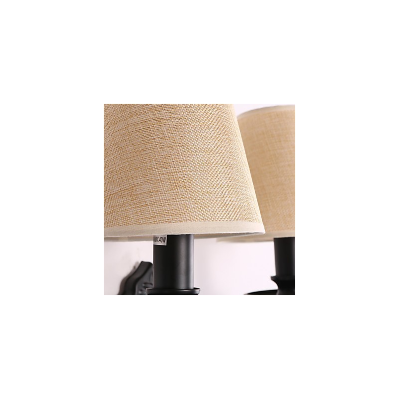 Apliques de pared con luz descendente y protección ocular con pintura contemporánea moderna