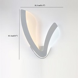 Lámparas de pared modernas estilo simplicidad iluminación acrílica sala de estar pasillo dormitorio habitaciones de hotel lámpara de noche