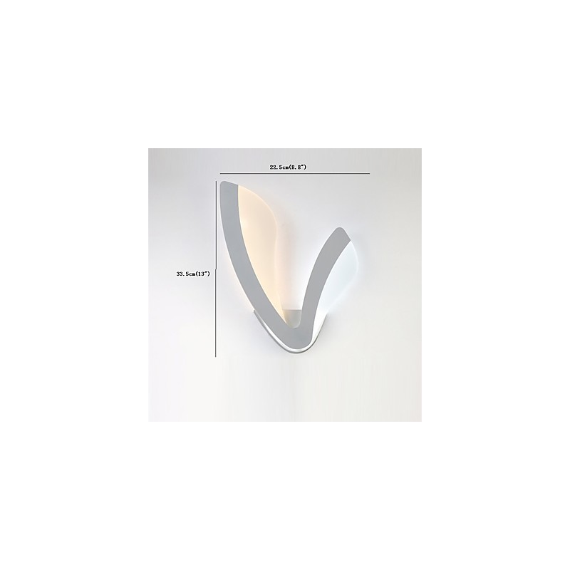 Lámparas de pared modernas estilo simplicidad iluminación acrílica sala de estar pasillo dormitorio habitaciones de hotel lámpara de noche