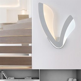 Lámparas de pared modernas estilo simplicidad iluminación acrílica sala de estar pasillo dormitorio habitaciones de hotel lámpara de noche