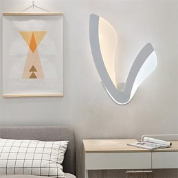 Lámparas de pared modernas estilo simplicidad iluminación acrílica sala de estar pasillo dormitorio habitaciones de hotel lámpara de noche
