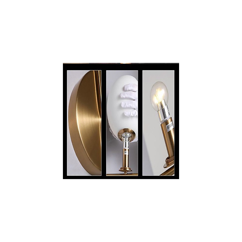 Aplique de pared con luz ambiental estilo rústico estilo cabaña, galvanizado, para iluminación ambiental en miniatura.