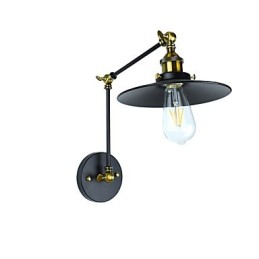 Lámpara de pared con pintura clásica tradicional rústica tipo cabaña para luces de pared empotradas.