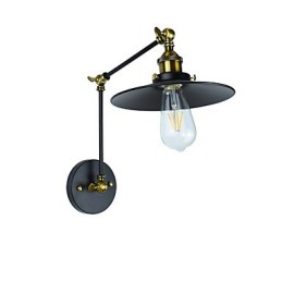 Lámpara de pared con pintura clásica tradicional rústica tipo cabaña para luces de pared empotradas.