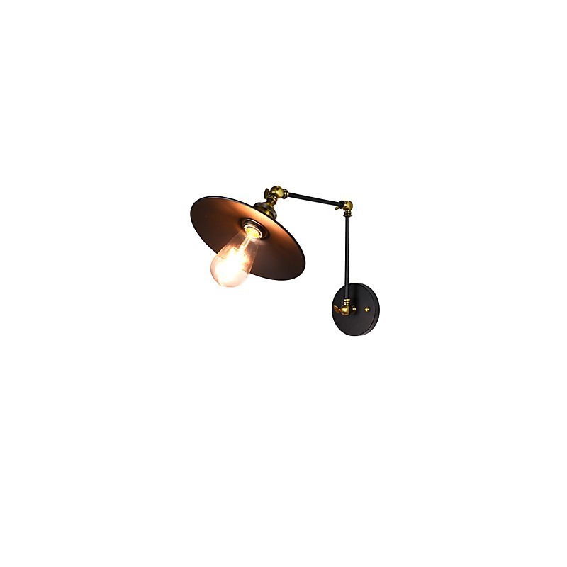 Lámpara de pared con pintura clásica tradicional rústica tipo cabaña para luces de pared empotradas.