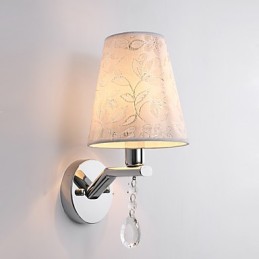 Aplique de pared con iluminación ambiental, estilo rústico moderno y contemporáneo, galvanizado.