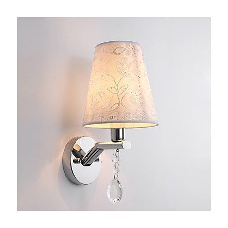 Aplique de pared con iluminación ambiental, estilo rústico moderno y contemporáneo, galvanizado.