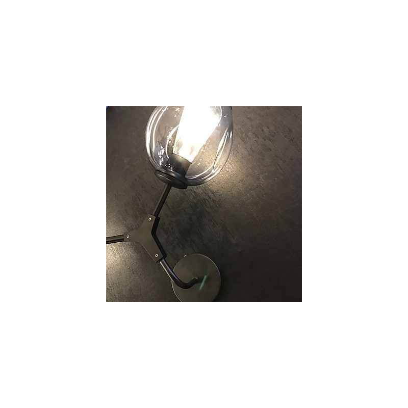 Aplique de pared con luz ambiental estilo mini con pintura retro rústica estilo cabaña vintage.