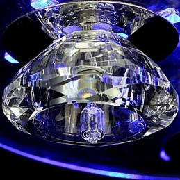 Lámpara de araña moderna de cristal para sala de estar, 3 luces
