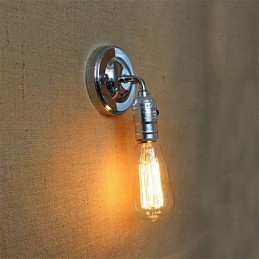 Lámpara de pared Edison estilo loft retro para dormitorio, luces de pared para el hogar, rústica, industrial, de un solo cabezal, para pasillo, sala de estar, mini decoración de pared