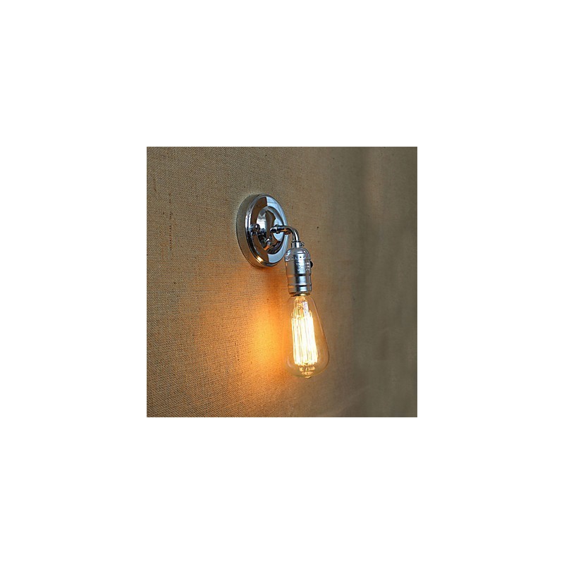 Lámpara de pared Edison estilo loft retro para dormitorio, luces de pared para el hogar, rústica, industrial, de un solo cabezal, para pasillo, sala de estar, mini decoración de pared