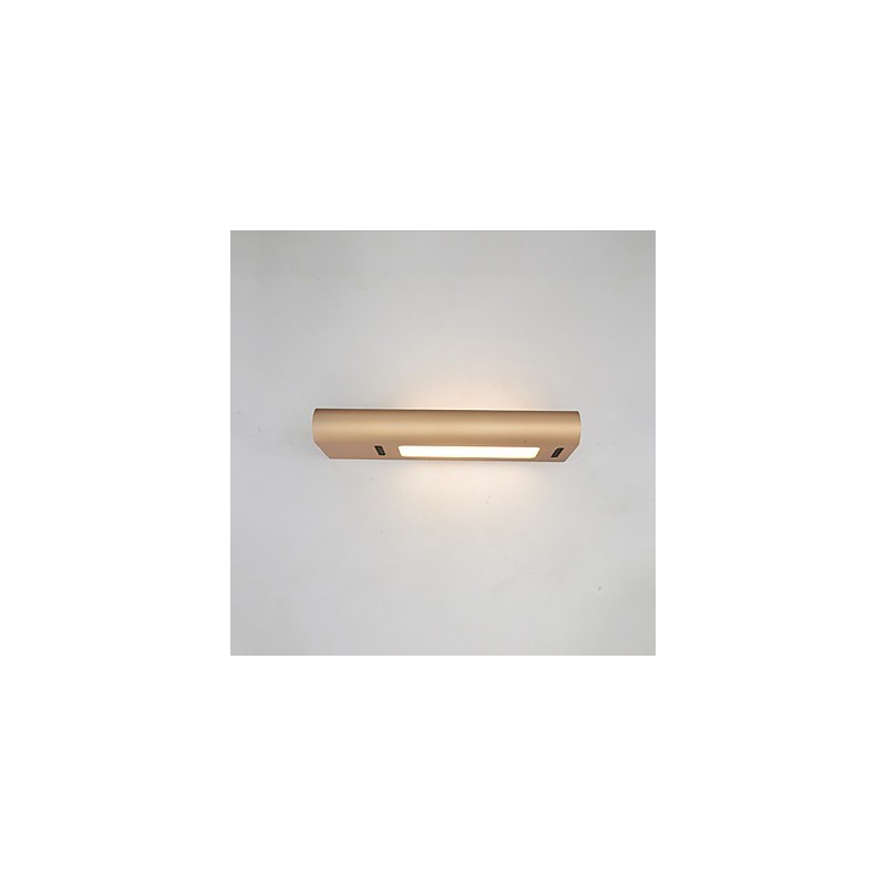 Pintura contemporánea moderna integrada para apliques de pared con luz ambiental.