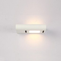 Pintura contemporánea moderna integrada para apliques de pared con luz ambiental.