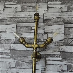 Pintura contemporánea moderna integrada para apliques de pared con luz ambiental.