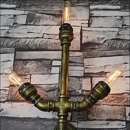 Pintura contemporánea moderna integrada para apliques de pared con luz ambiental.