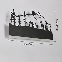 Función integrada para apliques de pared con luz ambiental Lámpara de pared