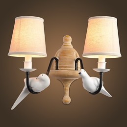 Apliques de pared con luz ambiental de pintura vintage sencilla de estilo rústico