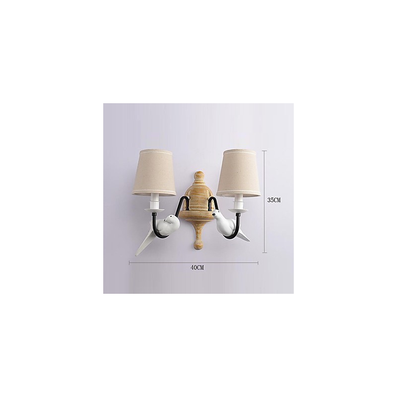 Apliques de pared con luz ambiental de pintura vintage sencilla de estilo rústico