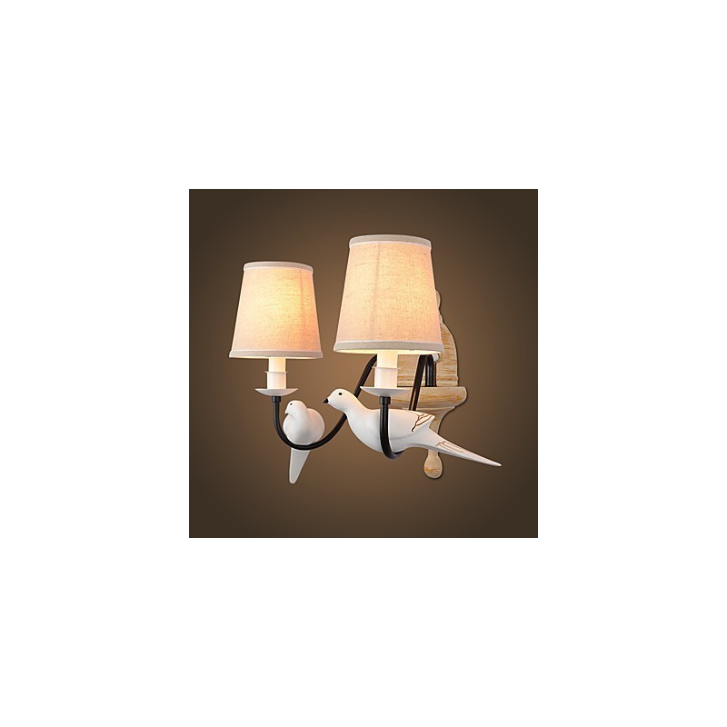 Apliques de pared con luz ambiental de pintura vintage sencilla de estilo rústico