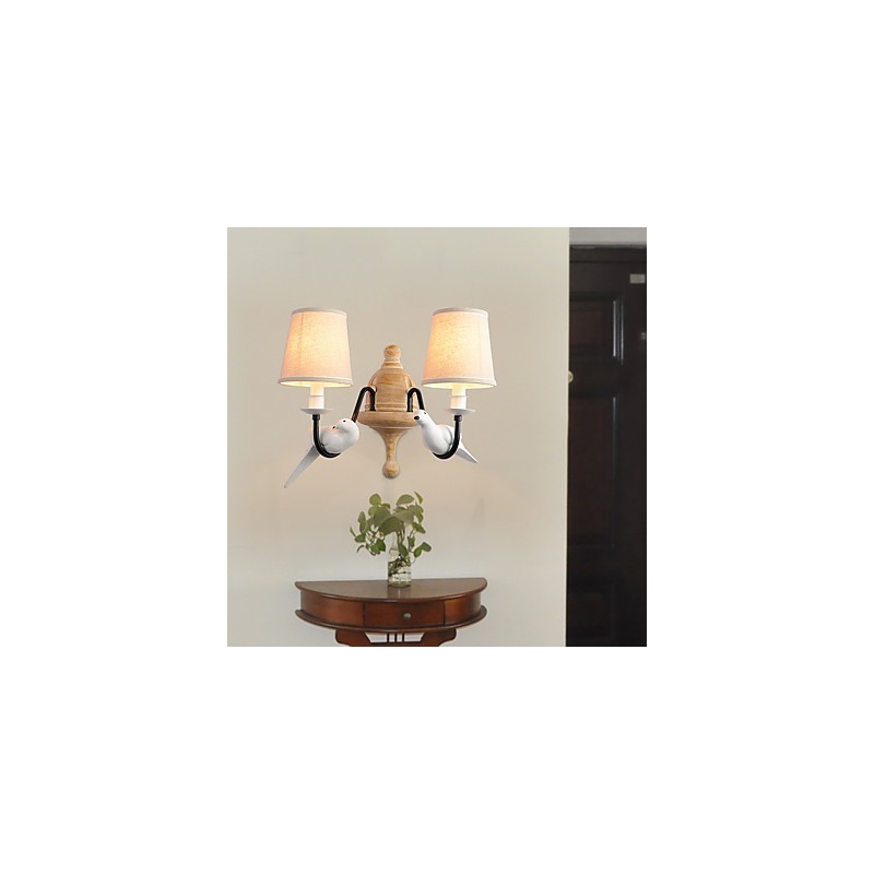 Apliques de pared con luz ambiental de pintura vintage sencilla de estilo rústico