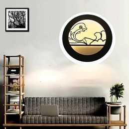 Lámpara de pared minimalista moderna para dormitorio, lámpara de noche para niños, lámpara de pared creativa, lámpara de escalera con personalidad, lámpara acrílica