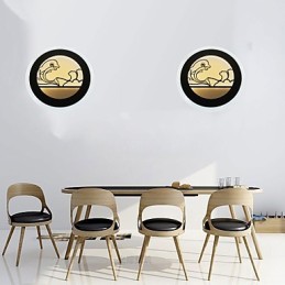 Lámpara de pared minimalista moderna para dormitorio, lámpara de noche para niños, lámpara de pared creativa, lámpara de escalera con personalidad, lámpara acrílica