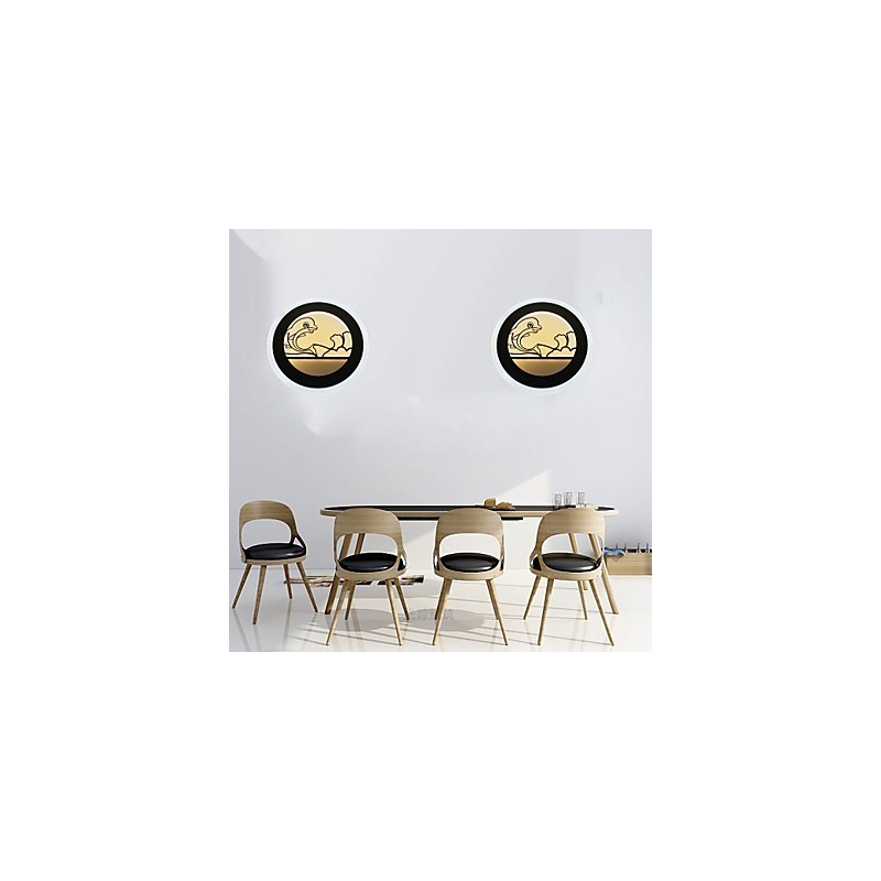 Lámpara de pared minimalista moderna para dormitorio, lámpara de noche para niños, lámpara de pared creativa, lámpara de escalera con personalidad, lámpara acrílica