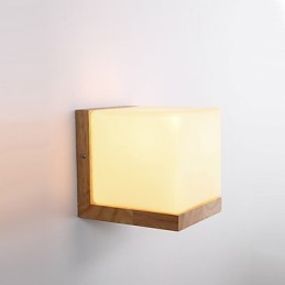 Lámpara de pared creativa para balcón, estilo novedoso, estilo campestre, con protección para los ojos, luz ambiental, apliques de noche