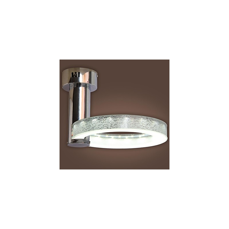 Lámpara de araña de acrílico plateado (acabado cromado)