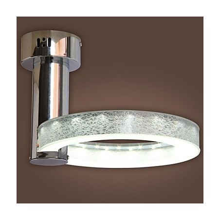 Lámpara de araña de acrílico plateado (acabado cromado)