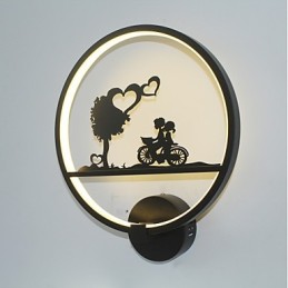 Lámpara de pared de aluminio, moderna, minimalista, creativa, para sala de estar, balcón, pasillo
