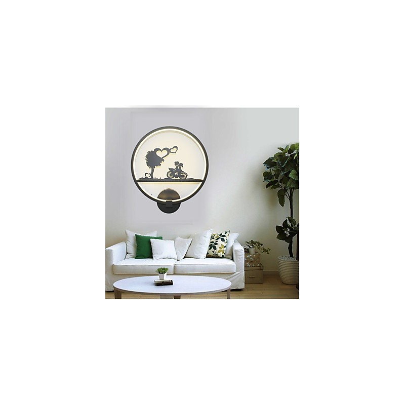 Lámpara de pared de aluminio, moderna, minimalista, creativa, para sala de estar, balcón, pasillo