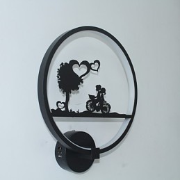 Lámpara de pared de aluminio, moderna, minimalista, creativa, para sala de estar, balcón, pasillo