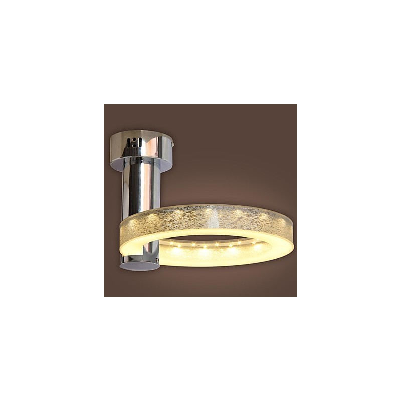 Lámpara de araña de acrílico plateado (acabado cromado)