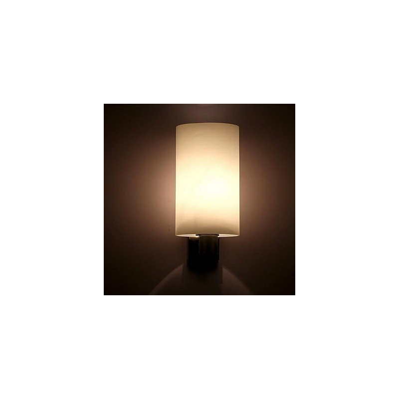 Apliques de pared modernos, contemporáneos, con iluminación ascendente y acabado galvanizado