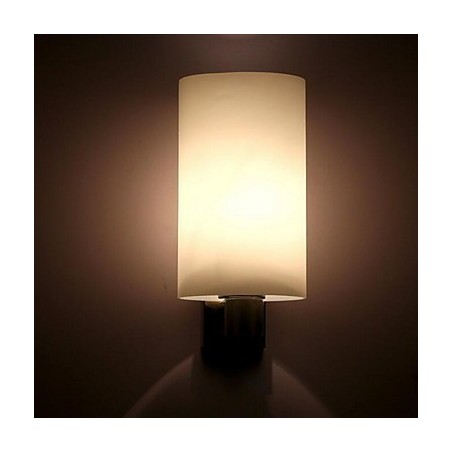 Apliques de pared modernos, contemporáneos, con iluminación ascendente y acabado galvanizado Apliques de pared modernos, contemporáneos, con iluminación ascendente y acabado galvanizado