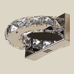 Apliques de pared con luz ambiental de cristal con función de pintura contemporánea moderna integrada
