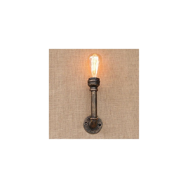 Lámpara de pared pequeña decorativa con pipa de agua sencilla y nostálgica