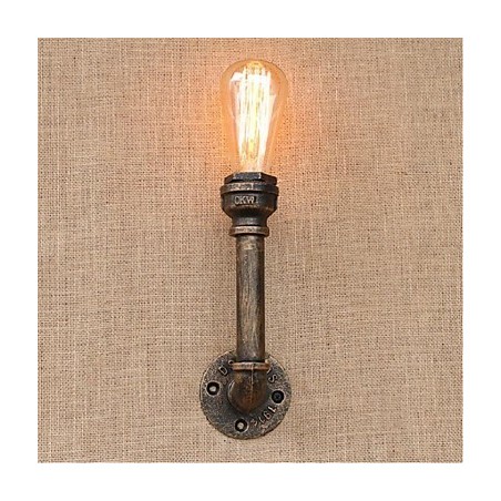 Lámpara de pared pequeña decorativa con pipa de agua sencilla y nostálgica Lámpara de pared pequeña decorativa con pipa de agua sencilla y nostálgica