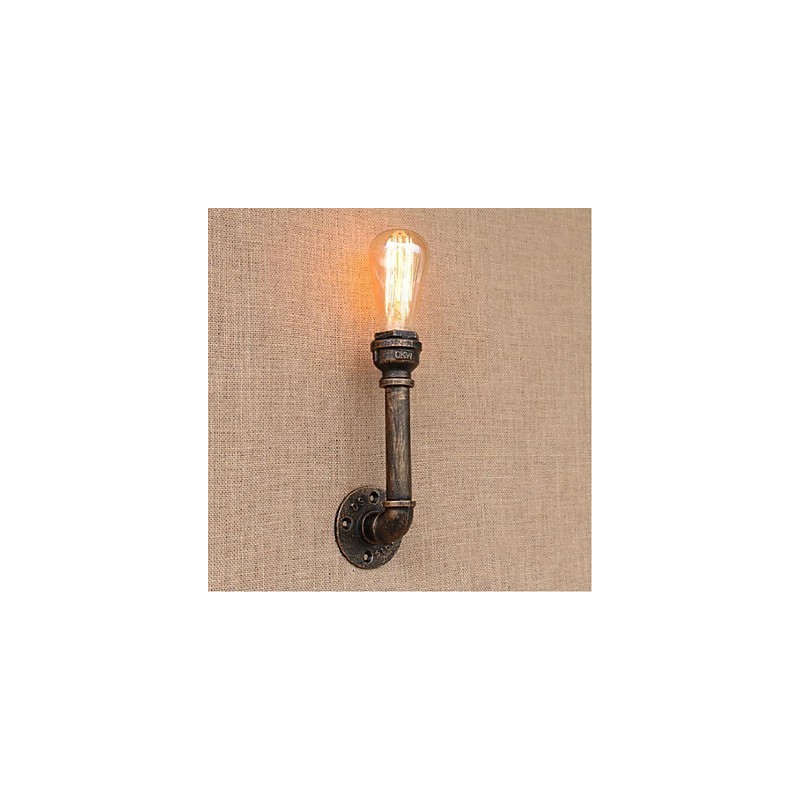 Lámpara de pared pequeña decorativa con pipa de agua sencilla y nostálgica
