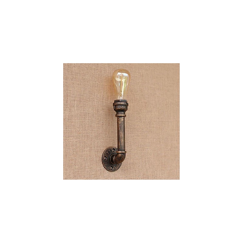Lámpara de pared pequeña decorativa con pipa de agua sencilla y nostálgica