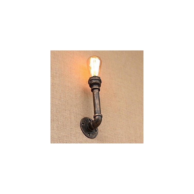 Lámpara de pared pequeña decorativa con pipa de agua sencilla y nostálgica