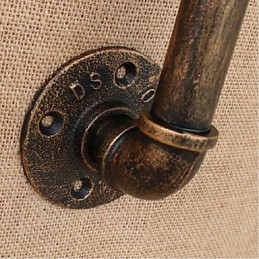Lámpara de pared pequeña decorativa con pipa de agua sencilla y nostálgica